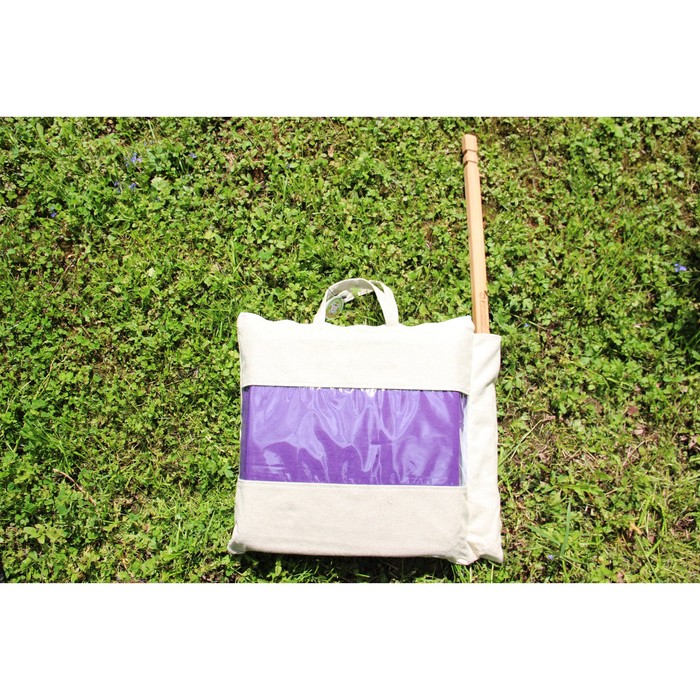 Кресло гамак из льна фиолетовый RGK-5