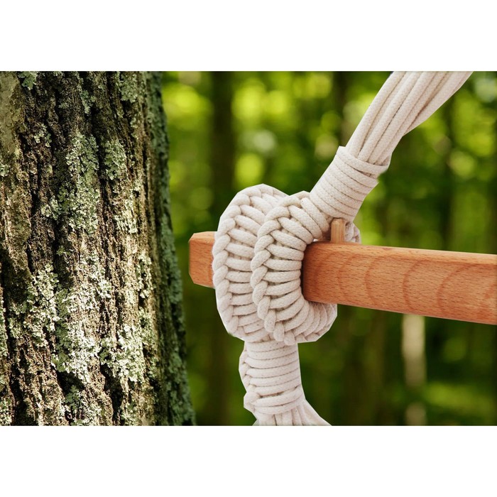 Кресло гамак с поролоновыми вставками полосатый RGK-8