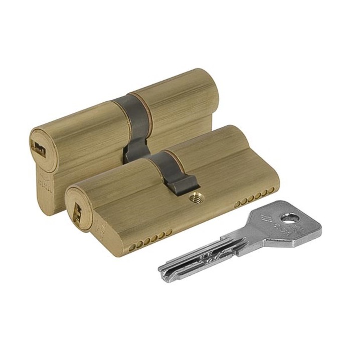 Цилиндровый механизм CISA ASIX OE300-12.00, 70/35х10х25 мм, цвет латунь