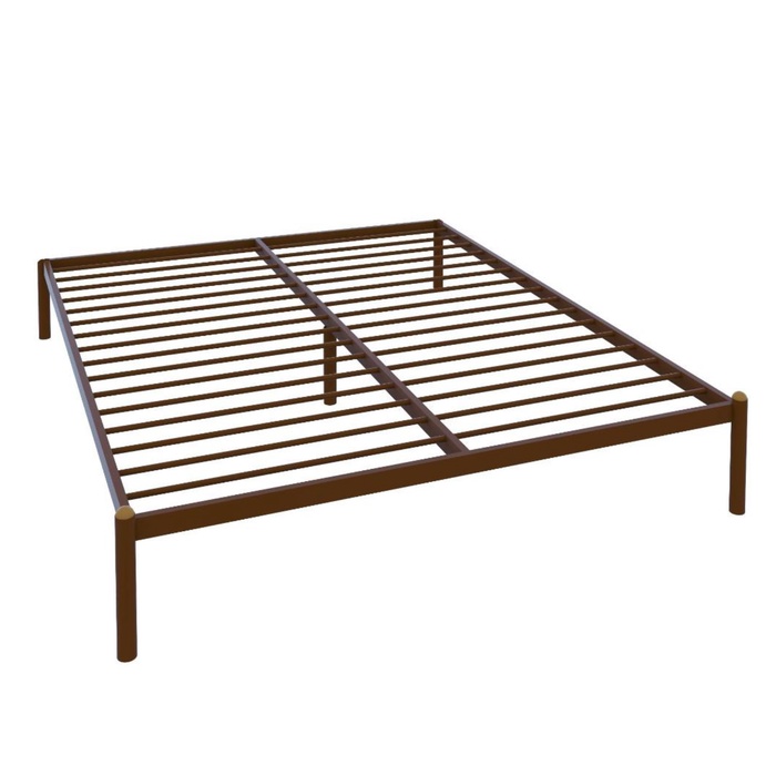 Кровать "Вероника", 200x120 cм, каркас коричневый