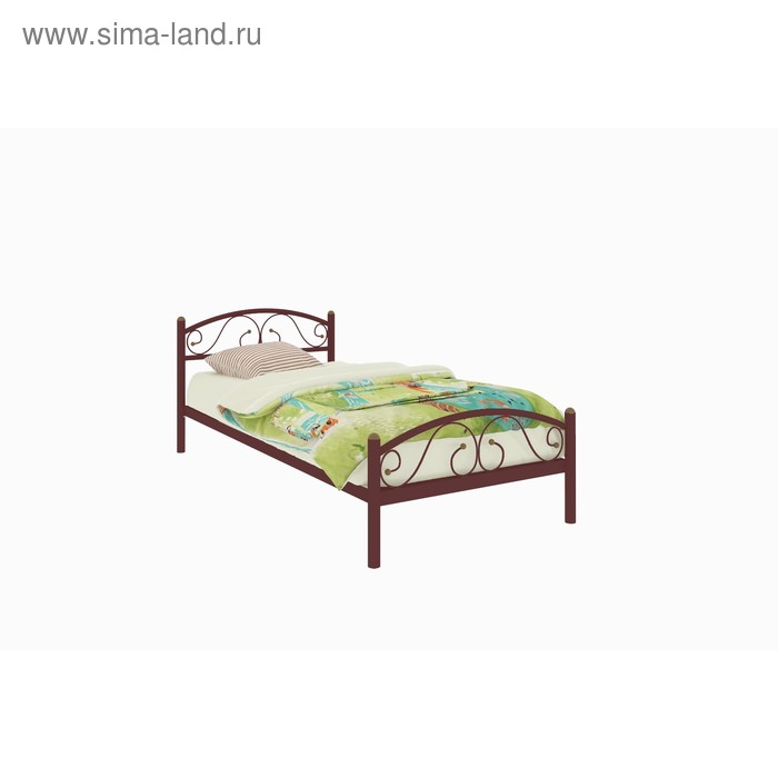 

Кровать «Вероника Мини Плюс», 900×2000 мм, металл, цвет коричневый