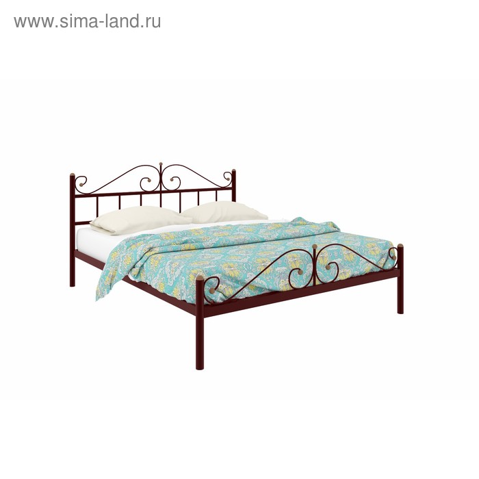 Кровать «Диана Плюс», 1800×2000 мм, металл, цвет коричневый