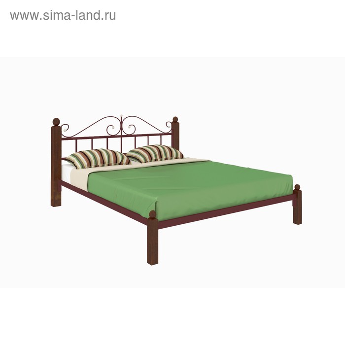 Кровать «Диана Люкс», 1600×2000 мм, металл, цвет коричневый