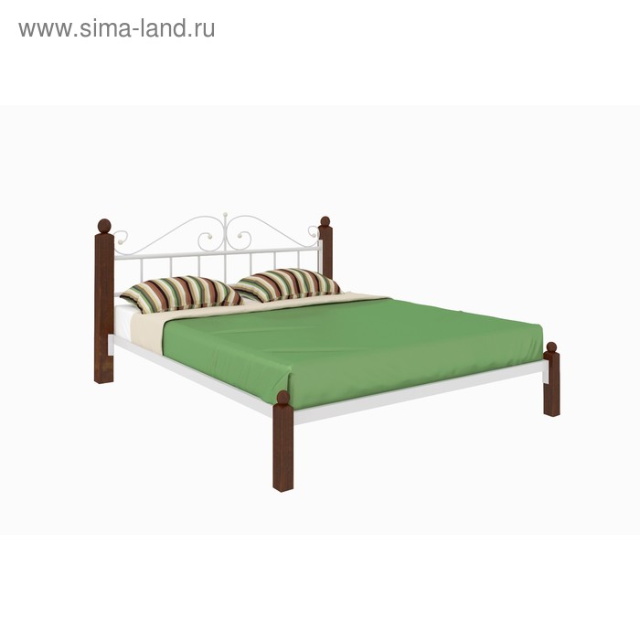 Кровать «Диана Люкс», 1800×2000 мм, металл, цвет белый кровать диана плюс 1800 × 2000 мм металл цвет белый