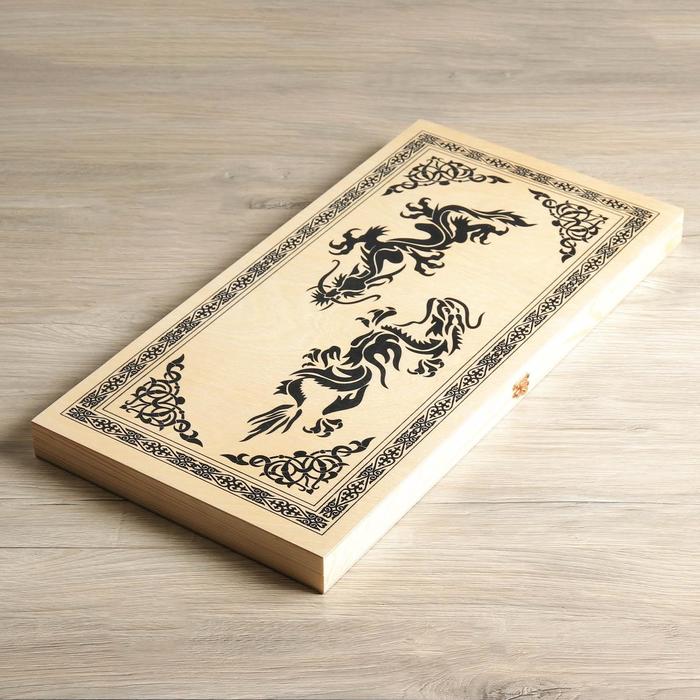 Нарды "Драконы" (доска дерево 60х60 см)