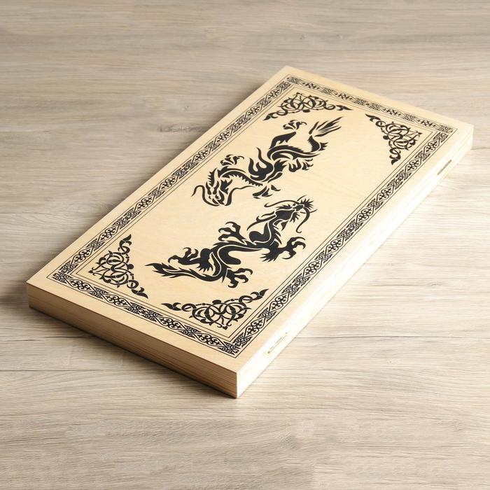 Нарды "Драконы" (доска дерево 60х60 см)