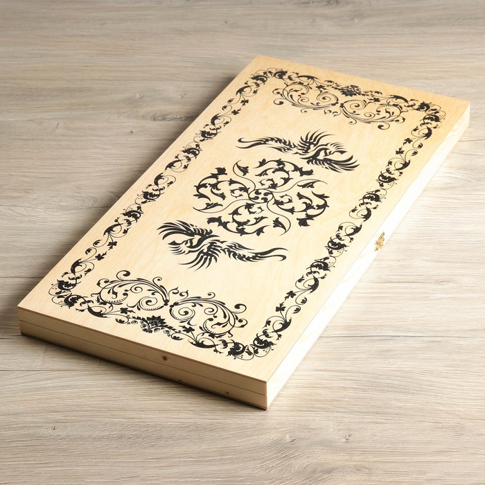 Нарды &quot;Птицы&quot; (доска дерево 60х60 см)