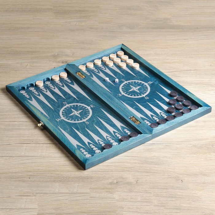 Нарды "Фрегат" (доска дерево 48х48 см)