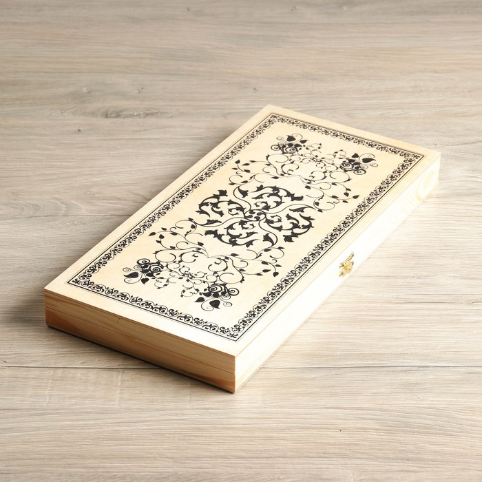 Нарды "Вьюн" (доска дерево 40х40 см)