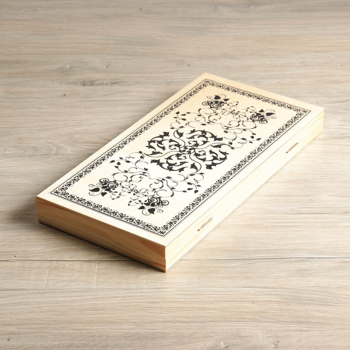 Нарды "Вьюн" (доска дерево 40х40 см)