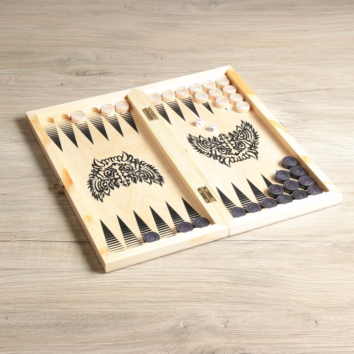 Нарды "Индейцы" (доска дерево 40х40 см)