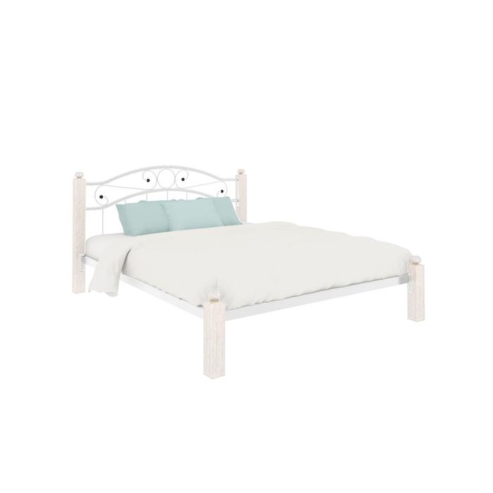 Кровать «Надежда Люкс», 1400×2000 мм, металл, цвет белый кровать надежда 1400×1900 мм металл цвет белый