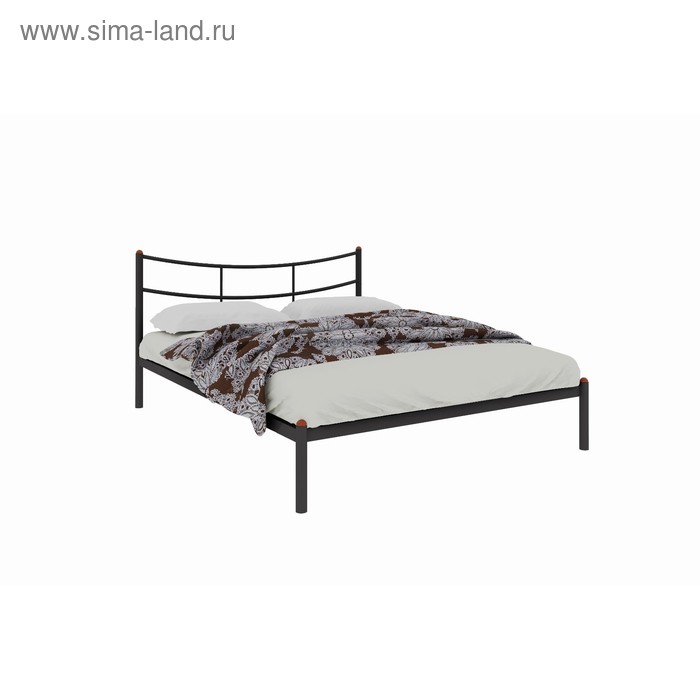 Кровать «Софья», 1400×1900 мм, металл, цвет чёрный кровать надежда 1400×1900 мм металл цвет белый