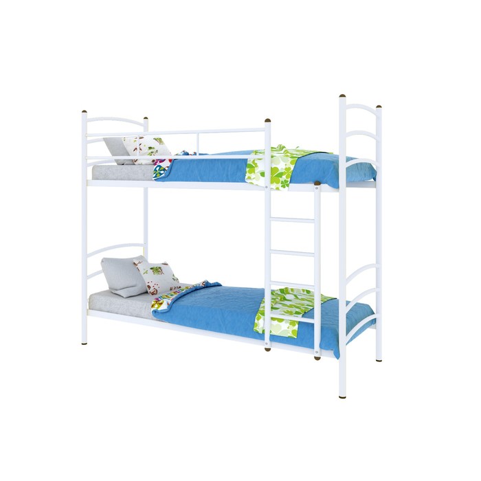 Кровать "Милана Дуо", 200x90 cм, каркас белый