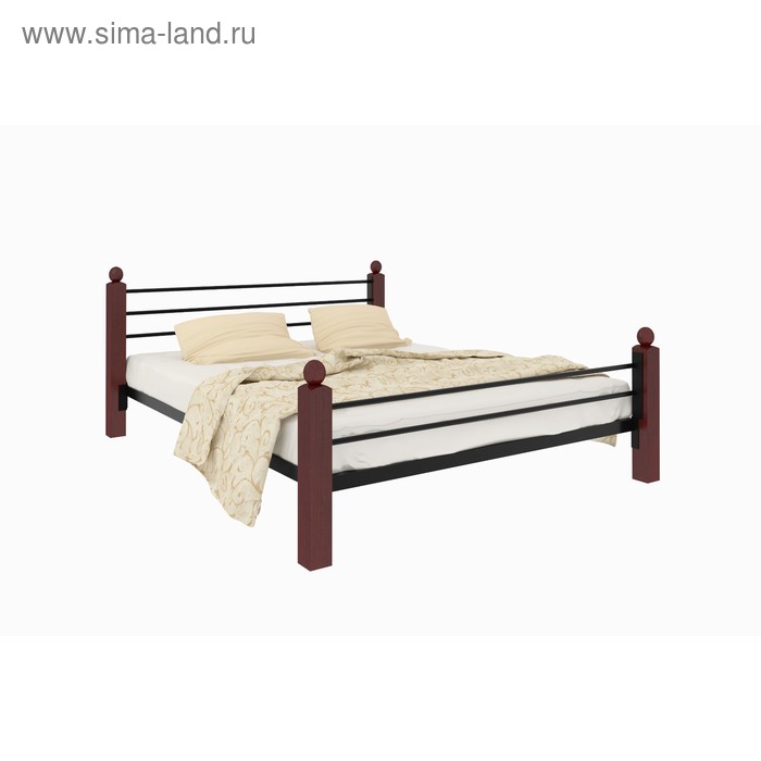 кровать милана люкс 1800×2000 мм металл цвет чёрный Кровать «Милана Люкс Плюс», 1200×2000 мм, металл, цвет чёрный