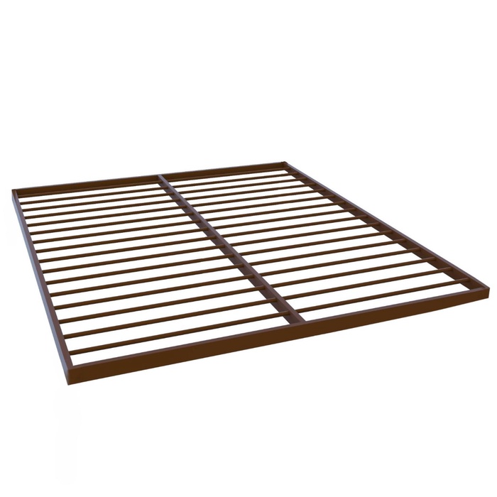 фото Кровать «надежда», 1600 × 2000 мм, металл, цвет коричневый