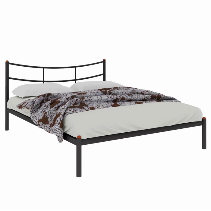 Кровать "Софья", 200x160 cм, каркас чёрный