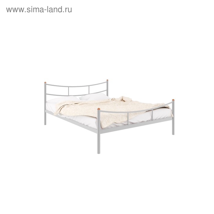 Кровать «Софья Плюс», 1200×2000 мм, металл, цвет белый