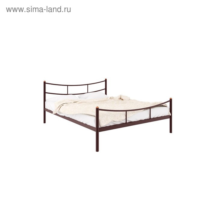 Кровать «Софья Плюс», 1600×2000 мм, металл, цвет коричневый
