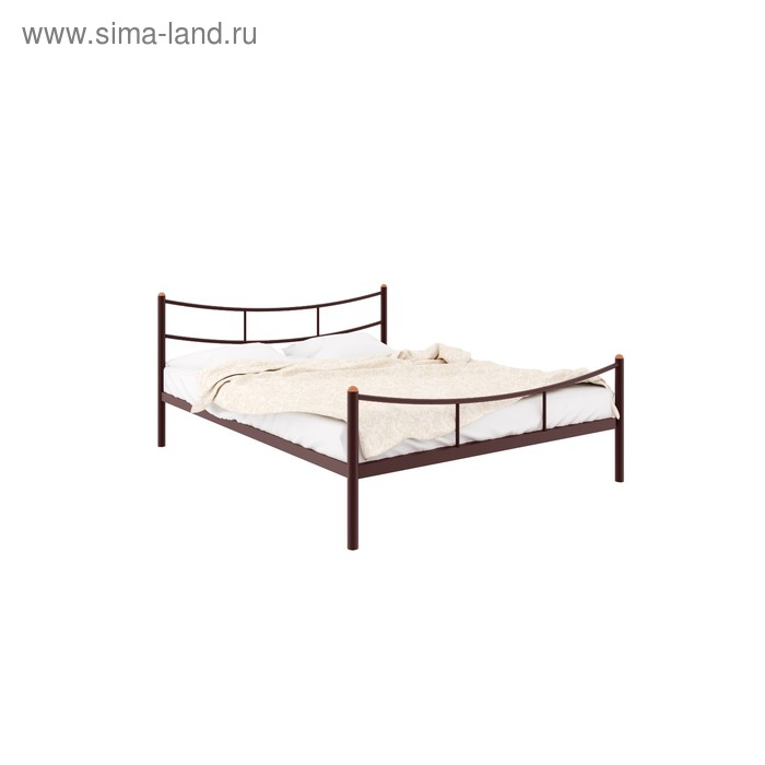 

Кровать «Софья Плюс», 1200×2000 мм, металл, цвет коричневый