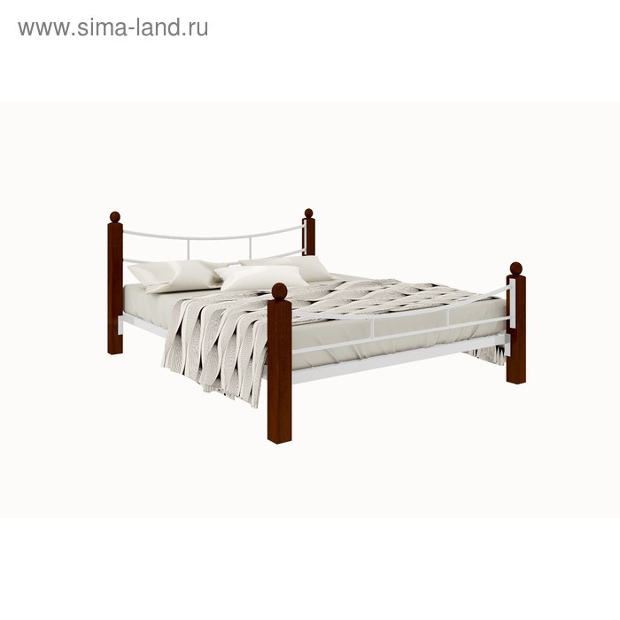 кровать надежда люкс плюс 1800×2000 мм металл цвет белый Кровать «Софья Люкс Плюс», 1800×2000 мм, металл, цвет белый