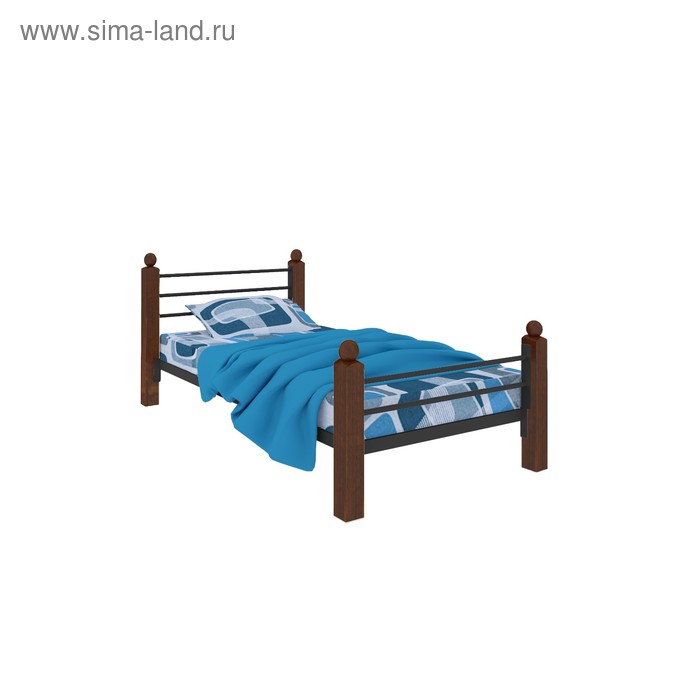 

Кровать «Милана Мини Люкс Плюс», 900×2000 мм, металл, цвет чёрный