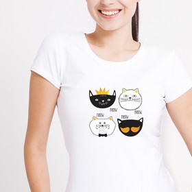 

Термонаклейка для взрослых Meow meow, 14 х 14 см
