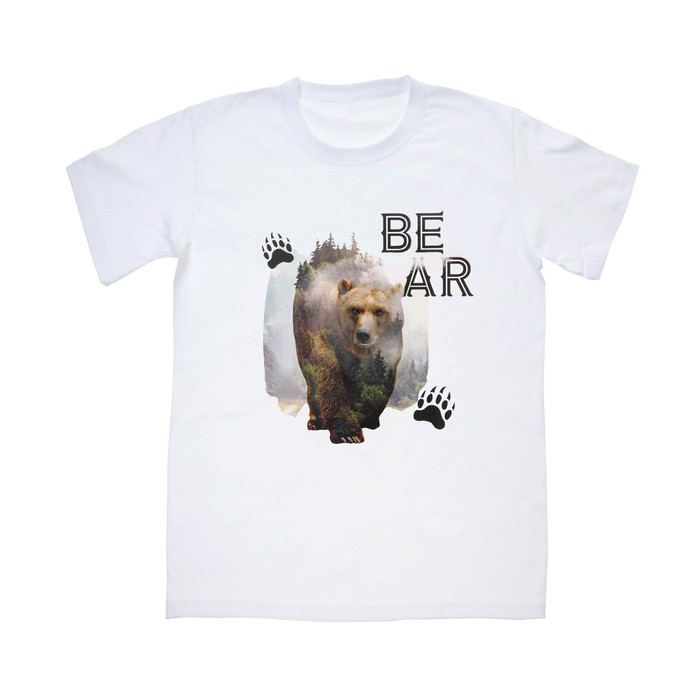 Термонаклейка для взрослых BEAR, 14 х 14 см