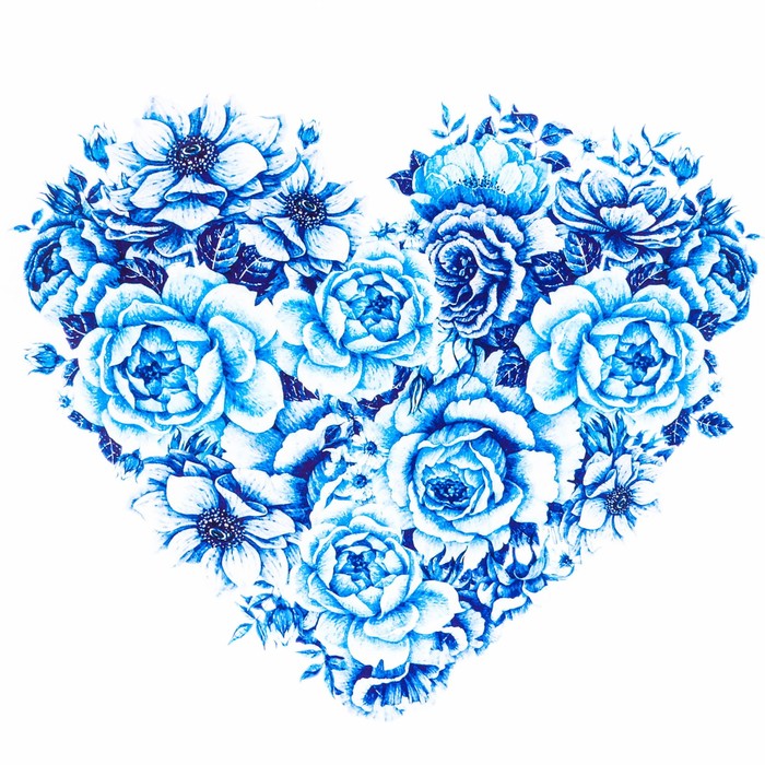 Термонаклейка для взрослых Heart beat, 14 х 14 см