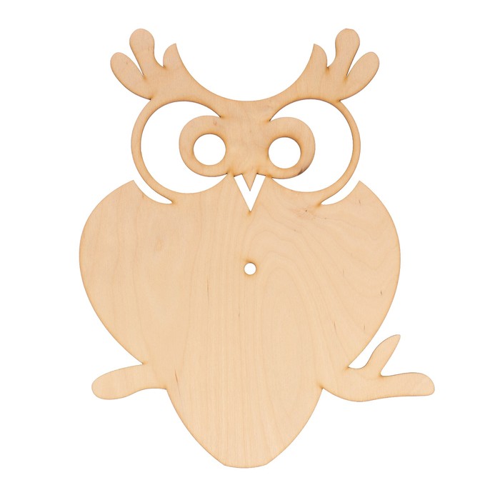 Основа для часов "Филин" №1 из фанеры 25х31 см LH011763