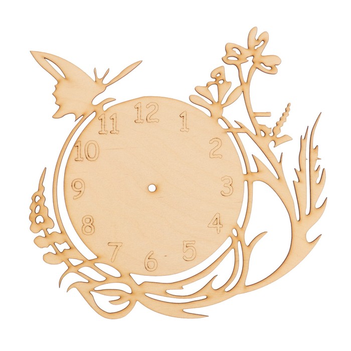 Основа для часов "Лето" №12 из фанеры 24х25 см LH011774