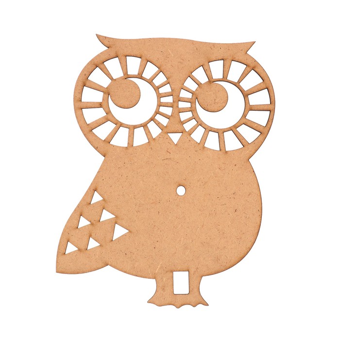 Основа для часов "Сова" №14 из МДФ 18,5х25 см LH011776