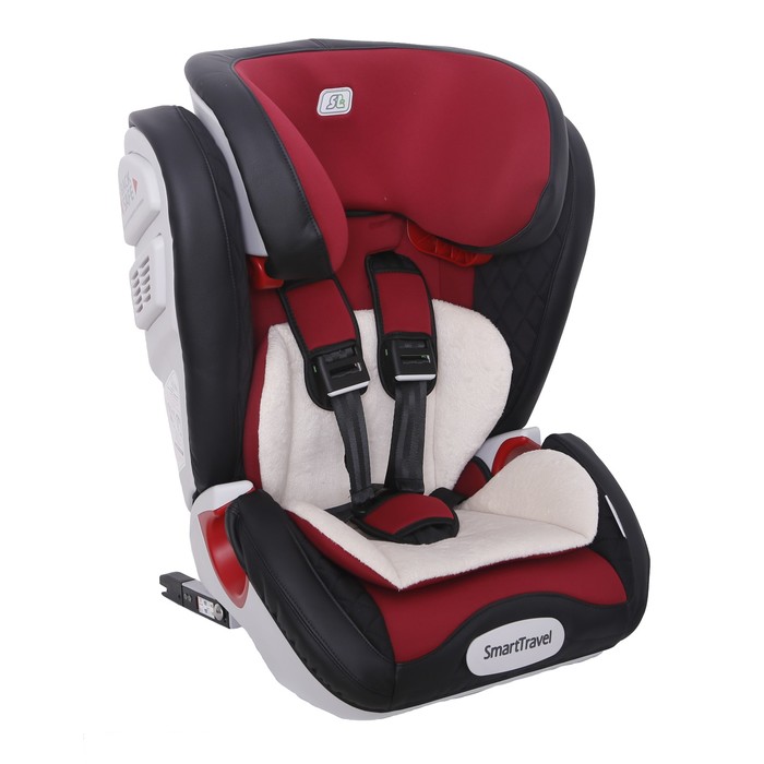 Автокресло  Magnate Isofix Smart Travel, группа 1-2-3, цвет красный