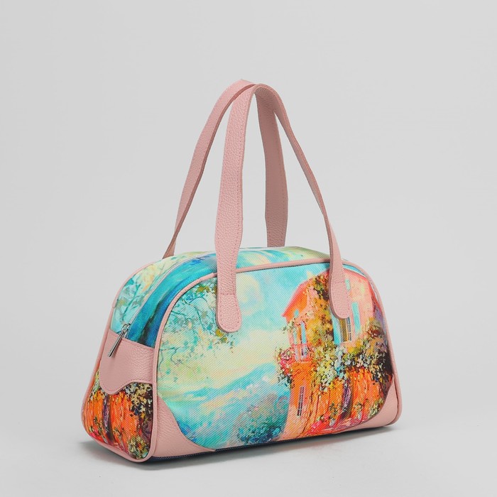 Сумка женская "Дом на вершине", отдел на молнии