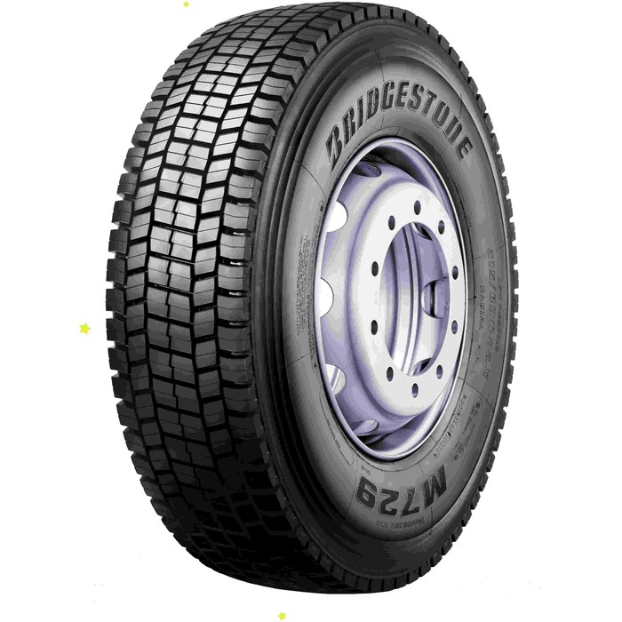 Шина грузовая Bridgestone 315/70R22.5 M729 TL 152/148 M M+S Ведущая
