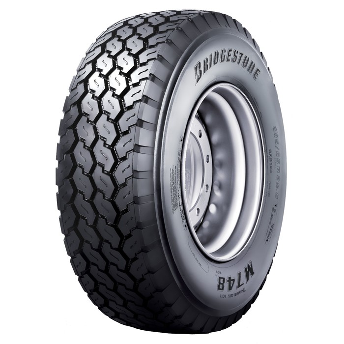 Шина грузовая Bridgestone 385/65R22.5 M748 TL 160 K Строительная M+S Прицепная