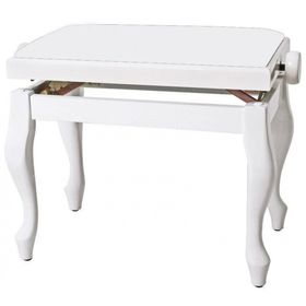 

Банкетка для пианино GEWA PianoBench Deluxe Classic White HighGloss белая, матовая