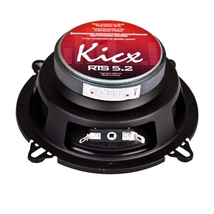Акустическая система Kicx RTS 5.2, 13 см, 80 Вт, набор 2 шт