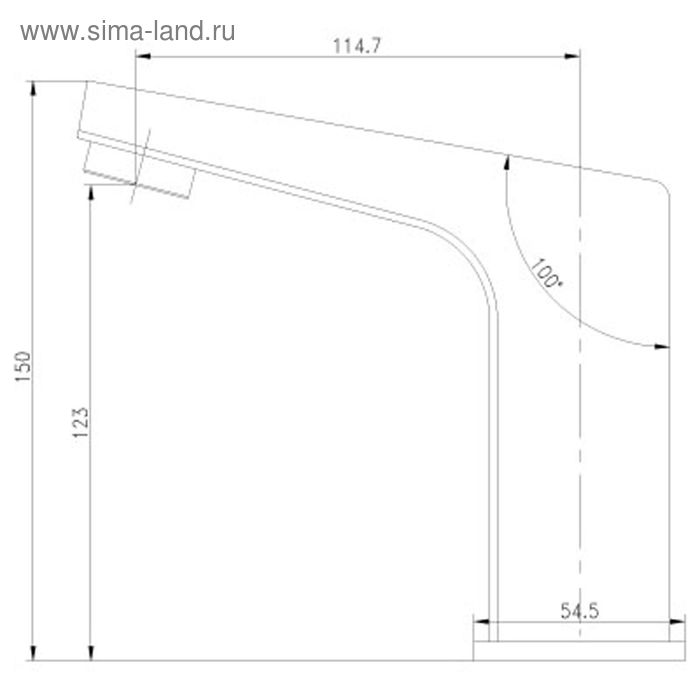 

Смеситель для умывальника бесконтактный (сенсорный) Lemark Project LM4650CE