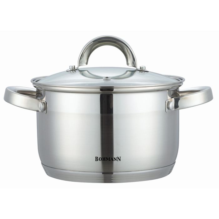 Кастрюля Bohmann, 22 см, 5,0 л, дно 7-ми шаговое