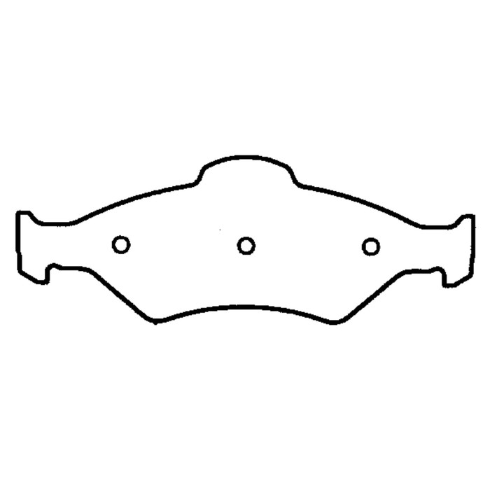 Колодки тормозные Friction Master MX1460