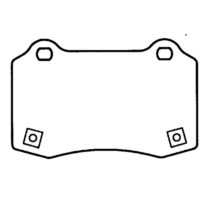 Колодки тормозные Friction Master CMX1428