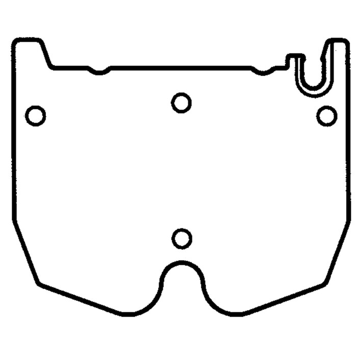 Колодки тормозные Friction Master CMX1231