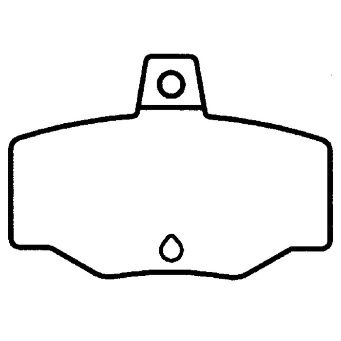 Колодки тормозные Friction Master MX1187