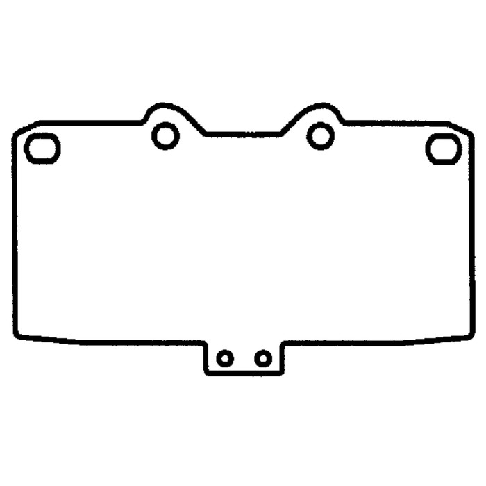 Колодки тормозные Friction Master MX1182