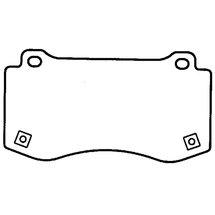 Колодки тормозные Friction Master ELT1149