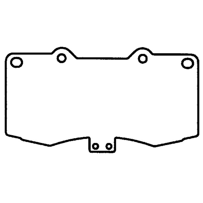 Колодки тормозные Friction Master CMX1119