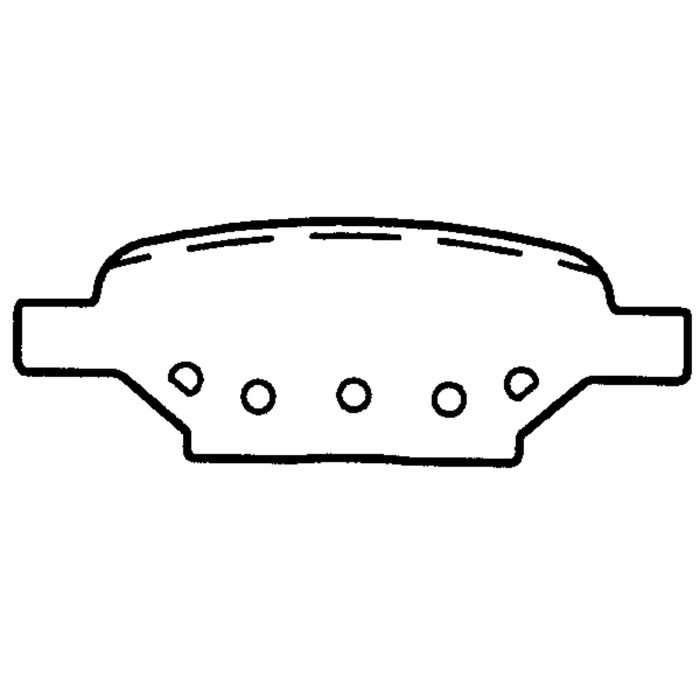 Колодки тормозные Friction Master CMX1033