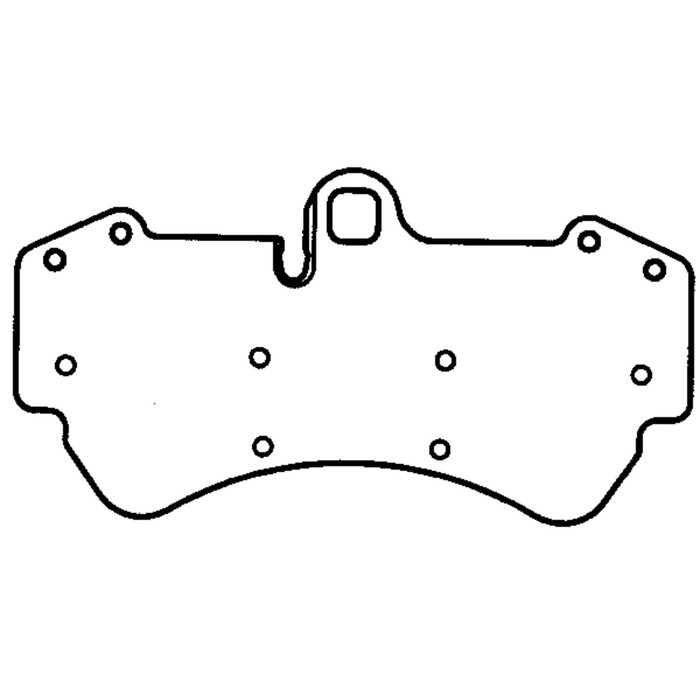 Колодки тормозные Friction Master CMX1007