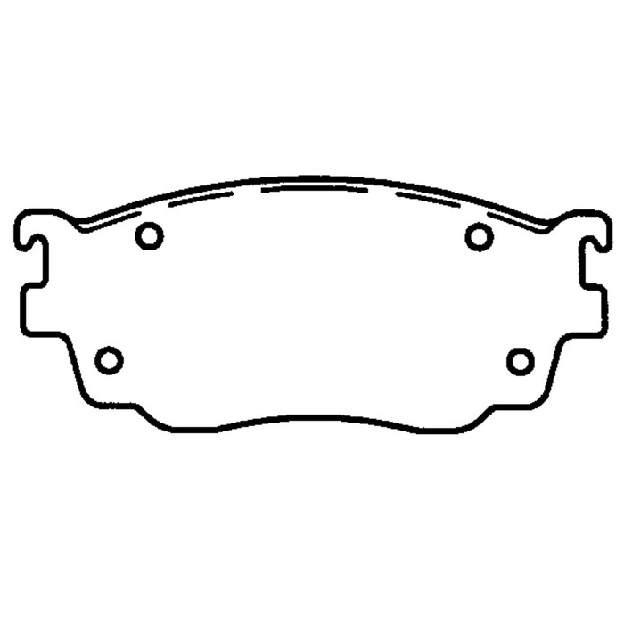 Колодки тормозные Friction Master CMX755